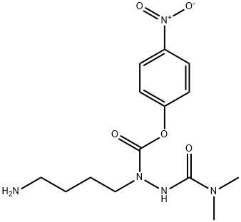 N(alpha)(N,N-dimethylcarbamoyl)-alpha-azalysine 4-nitrophenyl ester 结构式