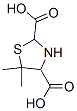 5,5-dimethylthiazolidine-2,4-dicarboxylic acid 结构式