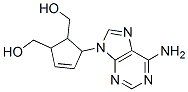 9-(4,5-bishydroxymethylcyclopent-2-en-1-yl)-9H-adenine 结构式