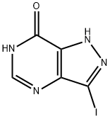 3-碘-1H-吡唑并[4,3-D]嘧啶-7(6H)-酮 结构式
