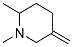 Piperidine, 1,2-dimethyl-5-methylene- (9CI) 结构式