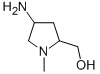 2-Pyrrolidinemethanol,4-amino-1-methyl- 结构式