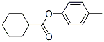 4-METHYLPHENYL CYCLOHEXANECARBOXYLATE 结构式