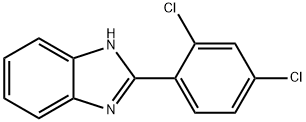 2-(2,4-二氯苯基)-1H-苯并咪唑 结构式