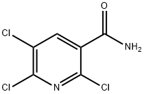 2,5,6-三氯烟酰胺 结构式