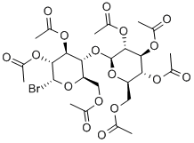 乙酰溴代纤维二糖 结构式