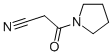 1-(氰基乙酰基)吡咯烷 结构式