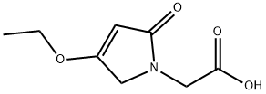 4-乙氧基-2-氧代-2,5-二氢吡咯-1-基)-乙酸 结构式