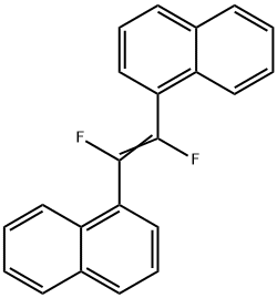 (E)-1,2-二氟-1,2-二-1-萘基乙烯 结构式