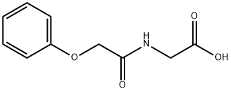 2-[2-(苯氧基)乙酰氨基]乙酸 结构式