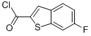Benzo[b]thiophene-2-carbonyl chloride, 6-fluoro- (9CI) 结构式