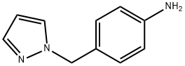 4-(1H-Pyrazol-1-ylmethyl)aniline 结构式