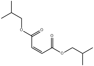 马来酸二异丁酯 结构式