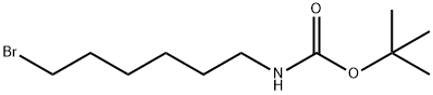 N-BOC-6-溴代己胺 结构式