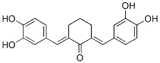 2,6-bis((3,4-dihydroxyphenyl)methylene)cyclohexanone 结构式