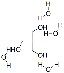 2-(hydroxymethyl)-2-methyl-propane-1,3-diol tetrahydrate 结构式