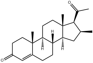 16-BETA-METHYL-4-PREGNEN-3,20-DIONE 结构式