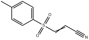 3-(4-methylphenyl)sulfonylprop-2-enenitrile 结构式