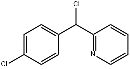 2-[氯(4-氯苯基)甲基]吡啶 结构式