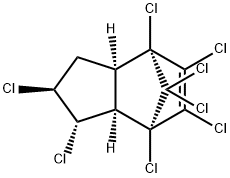 (-)-反-氯丹, 1ΜG /ΜL于环己烷 结构式