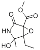 3-CARBAMOYL-3,4-EPOXY-4-ETHYL-5-HYDROXY-5-METHYL-GAMMA-BUTYROLACTONE 结构式