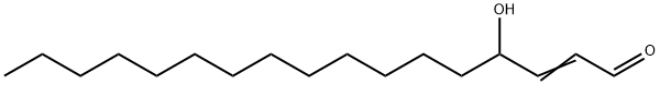 4-Hydroxy-2-heptadecenal 结构式