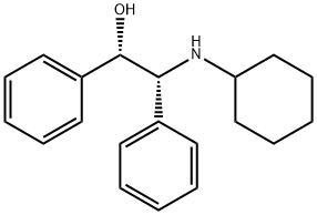 (1S,2R)-2-(环己氨基)-1,2-二苯基乙烷-1-醇 结构式