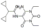 Cyclopropaneacetamide,  N-(6-amino-1,3-diethyl-1,2,3,4-tetrahydro-2,4-dioxo-5-pyrimidinyl)--alpha--cyclopropyl- 结构式
