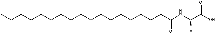 N-十八酰基-L-丙氨酸 结构式