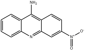 3-Nitroacridin-9-amine 结构式