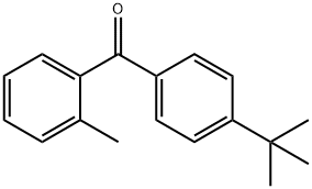 (4-(叔丁基)苯基)(邻甲苯基)甲酮 结构式