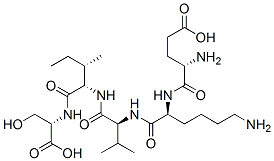 glutamyl-lysyl-valyl-isoleucyl-serine 结构式