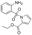 1H-Pyrrole-2-carboxylic acid, 1-[(2-aminophenyl)sulfonyl]-, ethyl este r 结构式