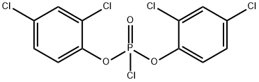 氯代磷酸双(2,4-二氯苯基)酯 结构式