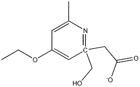 2-Pyridinemethanol,4-ethoxy-6-methyl-,acetate(ester)(9CI) 结构式