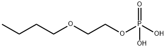 磷酸二氢-2-丁氧基乙酯 结构式