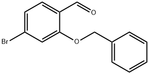 2-(苄氧基)-4-溴苯甲醛 结构式
