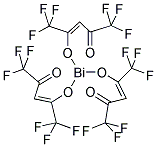 铋六氟-2,4-戊二酮酸 结构式