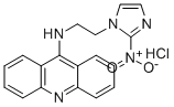 9-(2-(2-nitro-1-imidazolyl)ethylamino)acridine 结构式