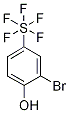 3-溴-4-羟基五氟化(苯基)硫 结构式