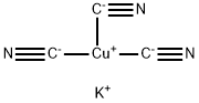 COPPER(+1)POTASSIUM CYANIDE 结构式