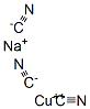 氰化亚铜(三)钠 结构式
