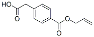 Benzeneacetic acid, 4-[(2-propenyloxy)carbonyl]- (9CI) 结构式