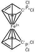 1,1'-双(二氯磷)二茂铁 结构式
