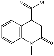 1-甲基-2-氧代-1,2,3,4-四氢喹啉-4-羧酸 结构式