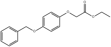 2-[4-(苄氧基)苯氧基]乙酸乙酯 结构式