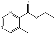 5-甲基嘧啶-4-甲酸乙酯 结构式