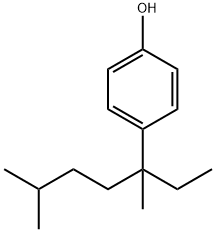 4-(1-乙基-1,4-二甲基戊基)苯酚 (RING-13C6, 99%) 100 UG/ML IN 甲醇溶液 结构式