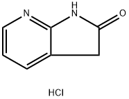 1H,2H,3H-pyrrolo[2,3-b]pyridin-2-one hydrochloride 结构式