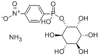4-NITROPHENYL MYO-INOSITOL-1-PHOSPHATE, AMMONIUM SALT 结构式